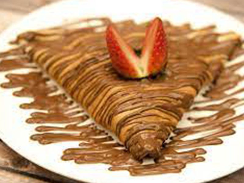 Plain Nutella Chocolate Crepe