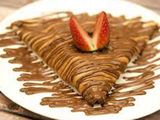 Plain Nutella Chocolate Crepe