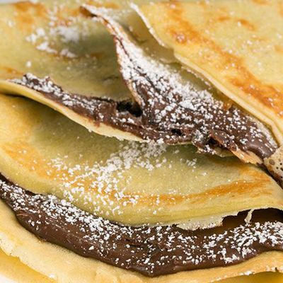 Plain Nutella chocolate crepe