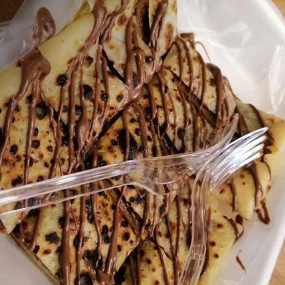 Chocolate crepe