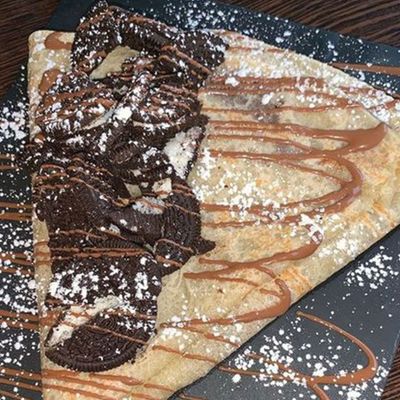 Nutella Oreo chocolate crepe