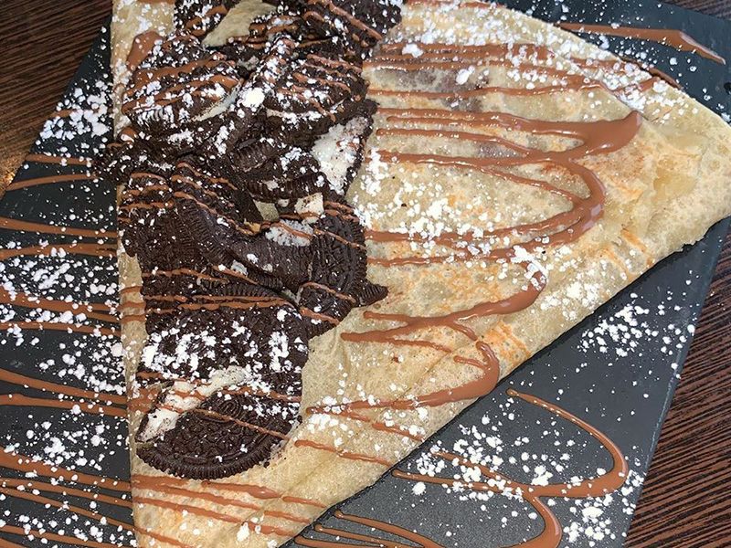 Nutella Chocolate With Oreo Crepe