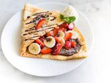 Nutella Chocolate With Banana Crepe