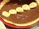 Nutella Chocolate Banana And Cinnamon Crepe