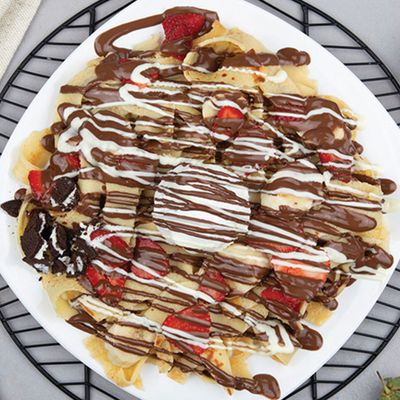 Nutella fruit crepe