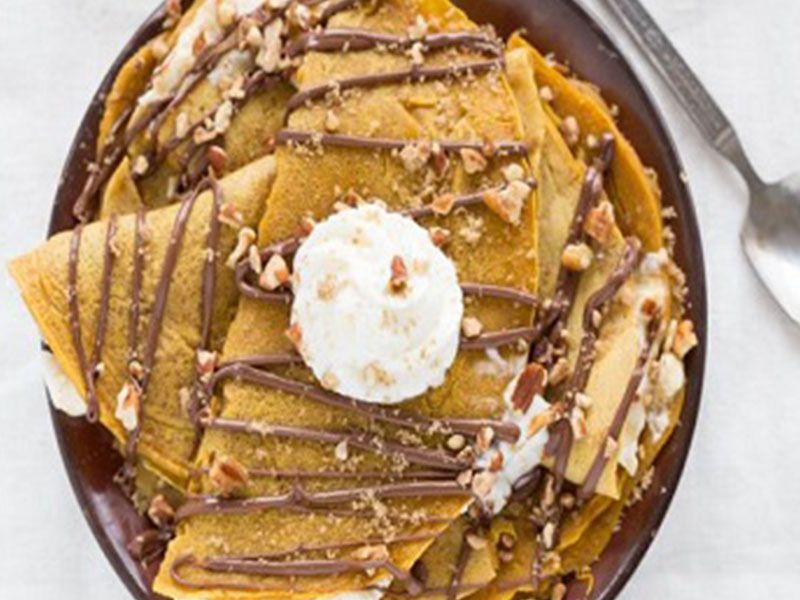 Nutella Qeshta Crepe
