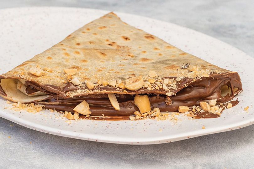 Nutella + Marshmallow Crepe