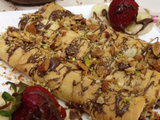 Nutella Chocolate With Nuts Crepe