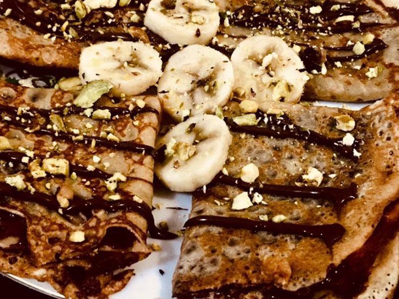 Nutella Nuts Crepe