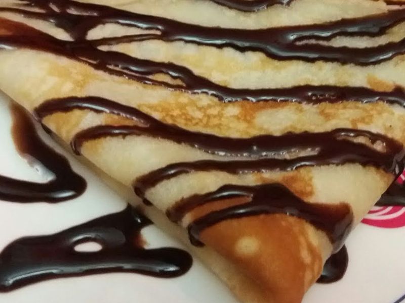 Nutella Chocolate With Nuts Crepe