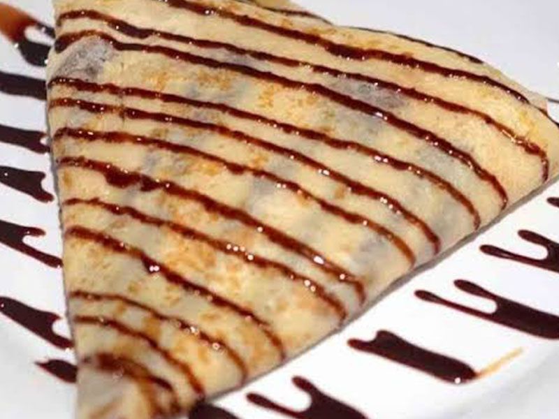 Nutella Chocolate With Nuts Crepe