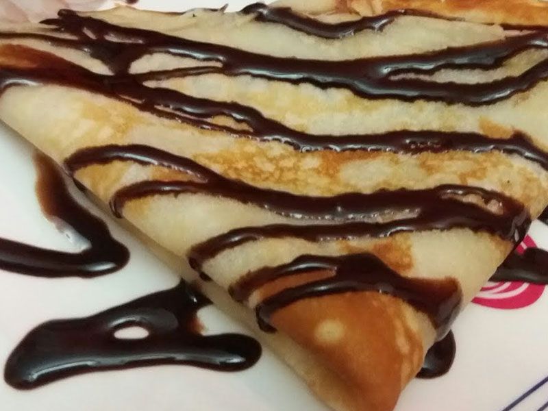 Nutella Chocolate With Nuts Crepe
