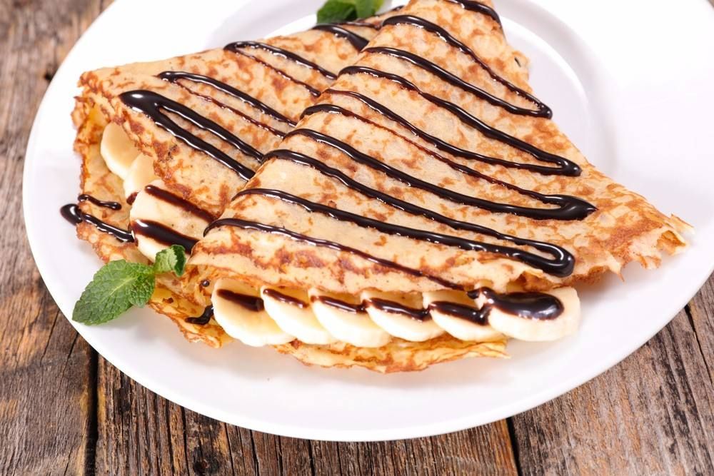 Chocolate With Fruits Crepe