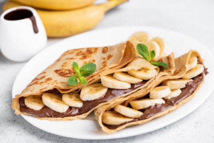 Nutella With Banana Crepe