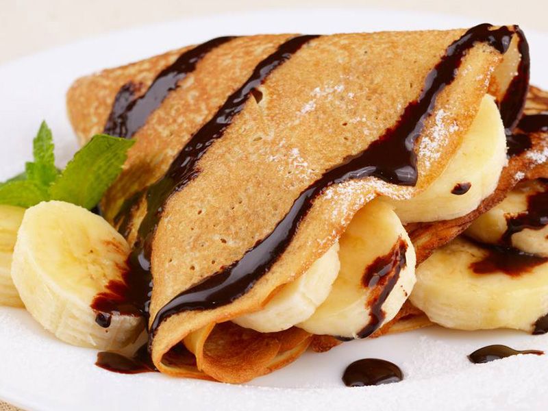 Banana Chocolate Crepe