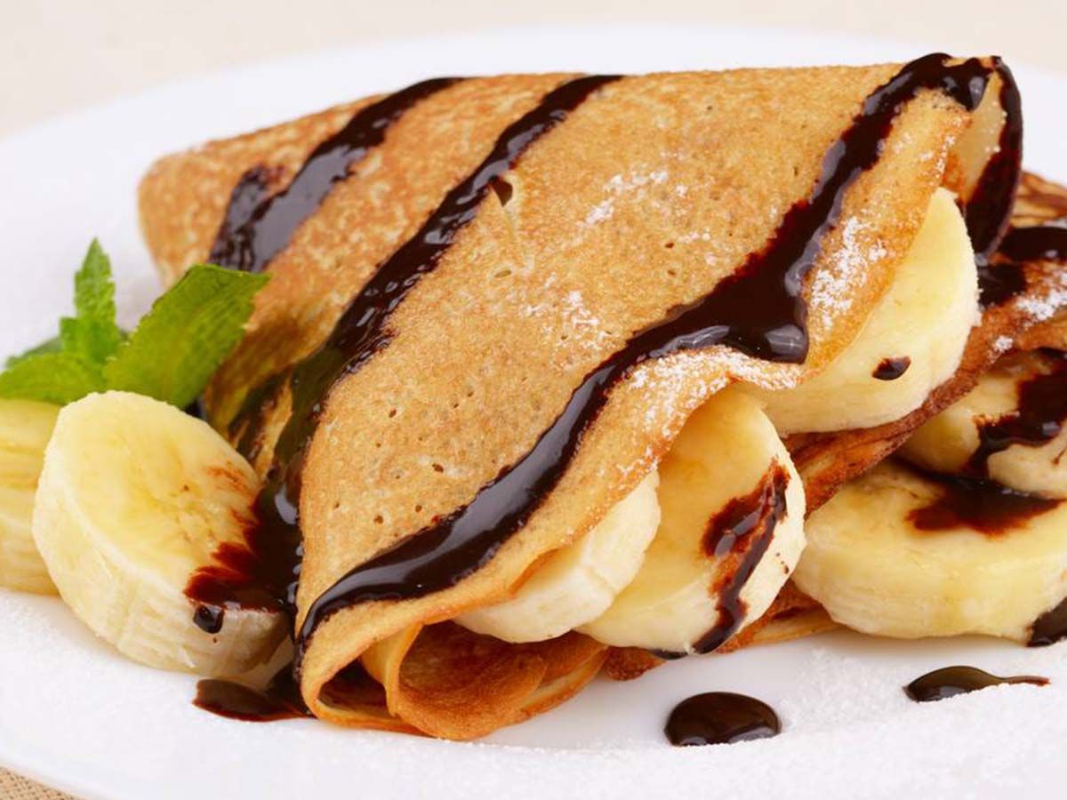 Banana Nutella Chocolate Crepe