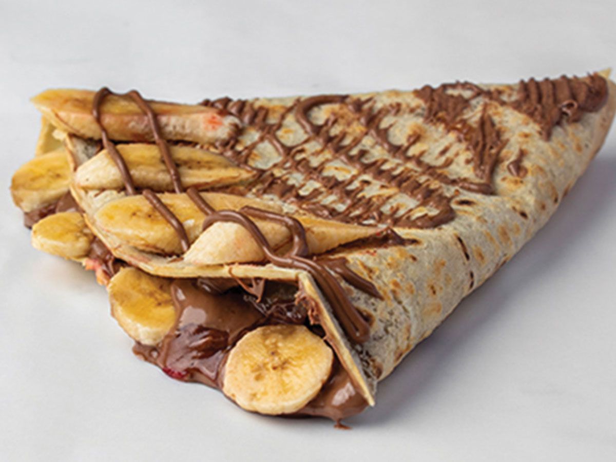 banana nutella crepe