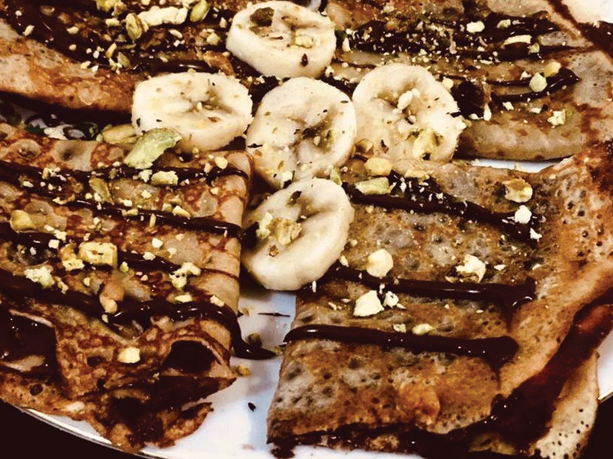 Nutella Banana Crepe