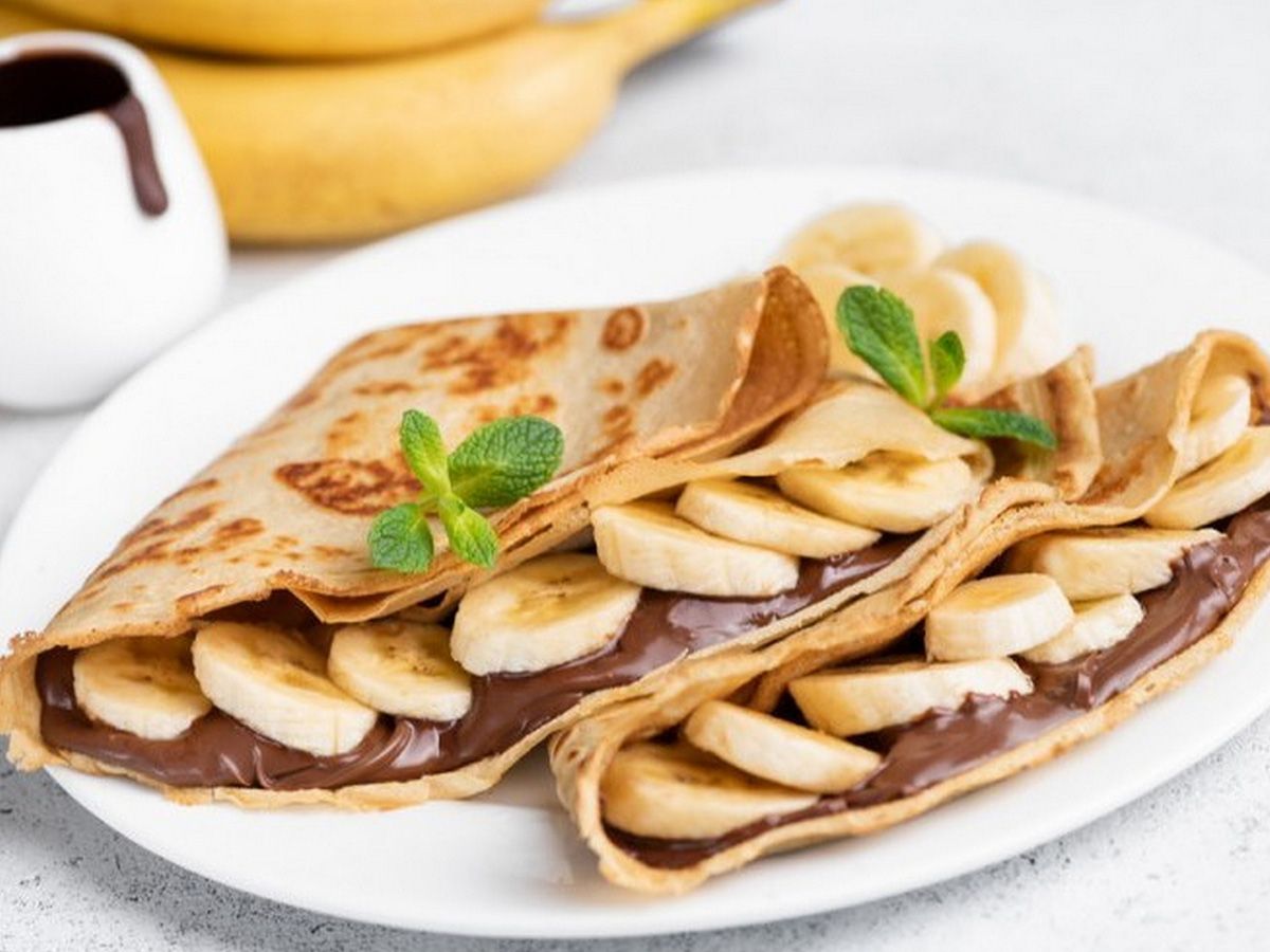 Nutella banana crepe