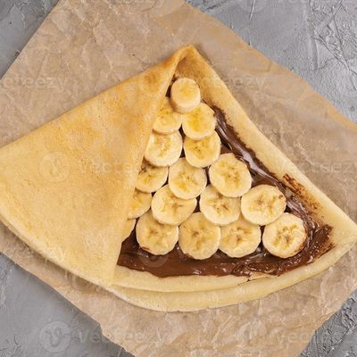 Nutella Banana Crepe