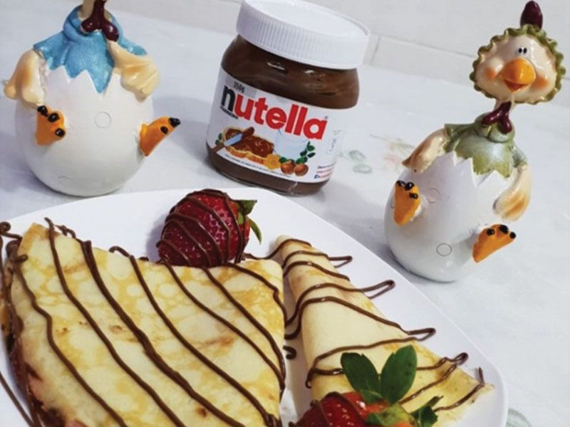Nutella With Banana Crepe