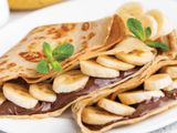 Nutella Chocolate With Banana Crepe