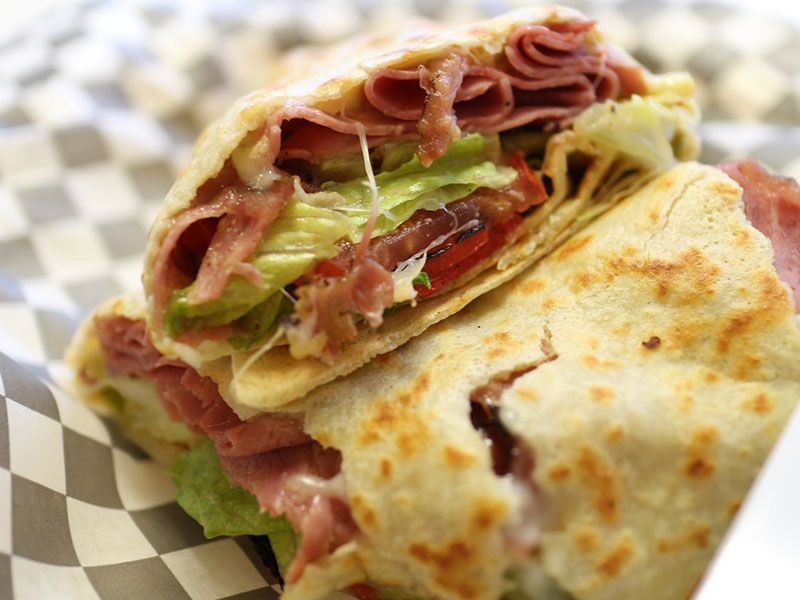 Hot Dog Crepe