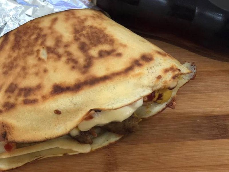 Hot Dog Crepe