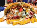 Hot Dog crepe