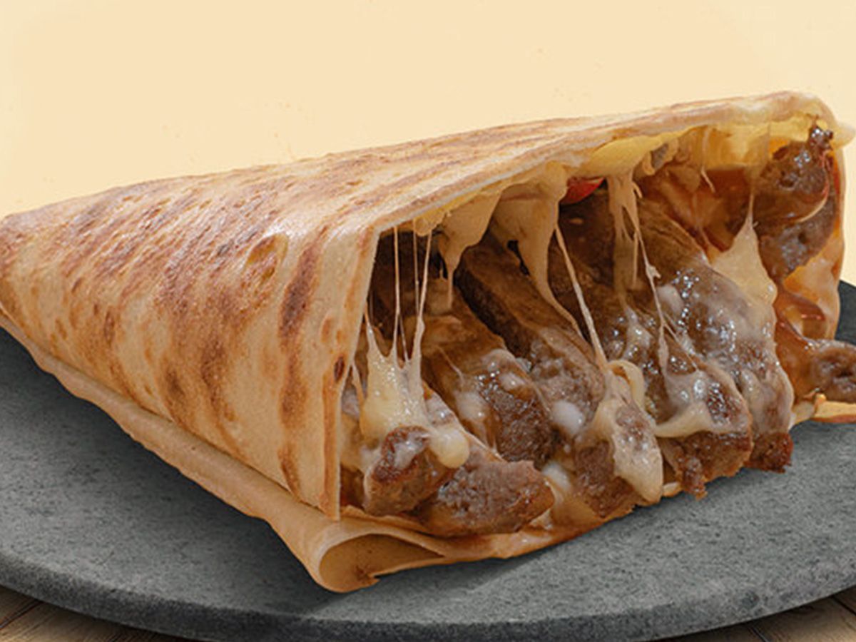 Hot dog crepe