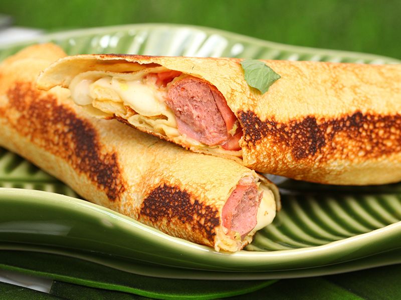 Hot Dog Crepe