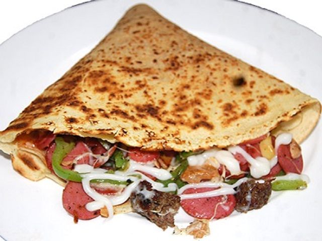 Buy 2 Mexican Sausage Crepe And Get Potato Packet For Free