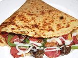 Hot dog crepe