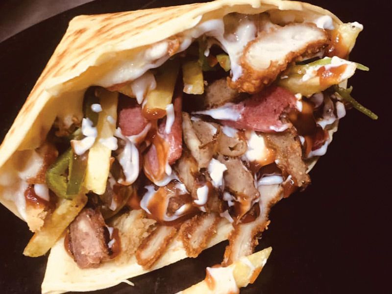 Hot Dog Crepe