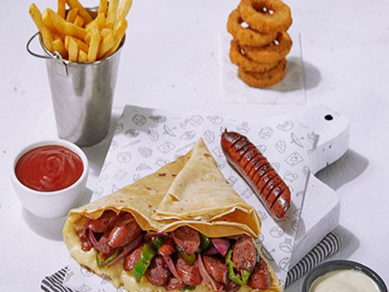 Hot Dog Crepe