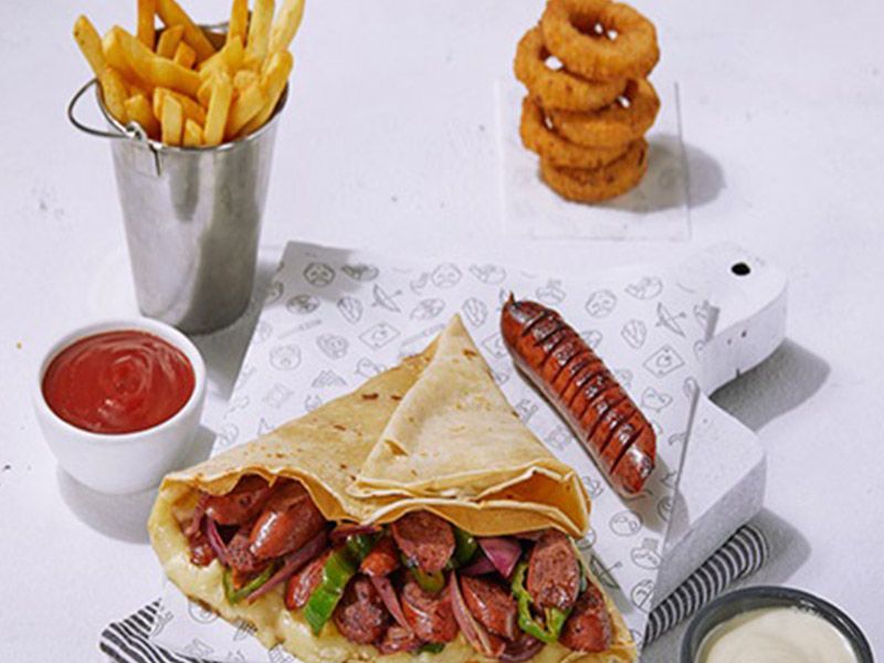 Hot Dog Crepe