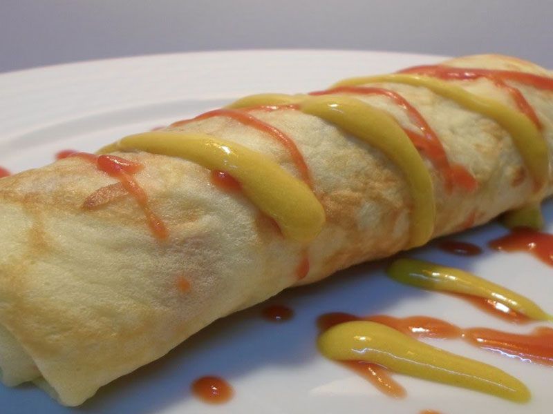 Hot Dog Crepe