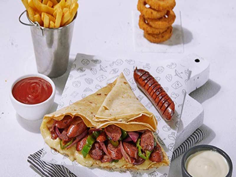 Hot Dog Crepe