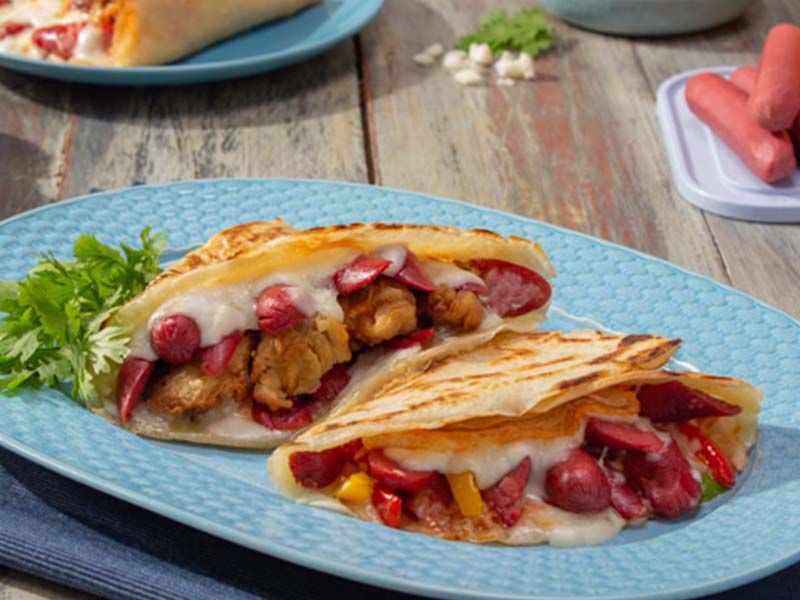 Hot Dog Crepe