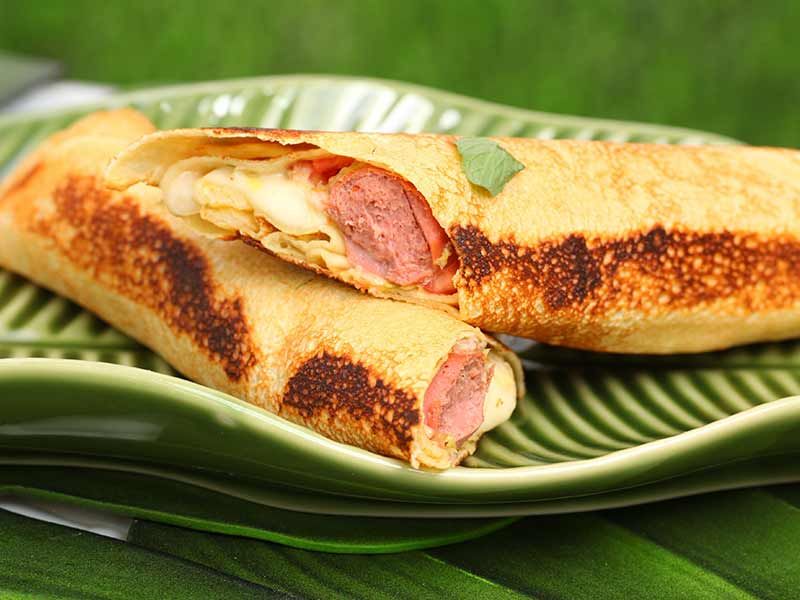Hot Dog Crepe