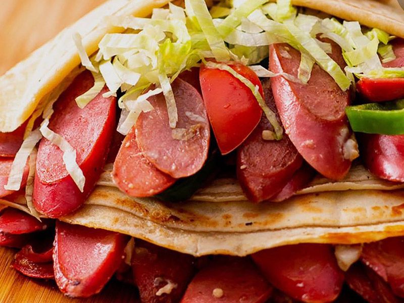 Hot Dog Crepe