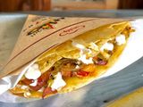 mix Hot dog crepe