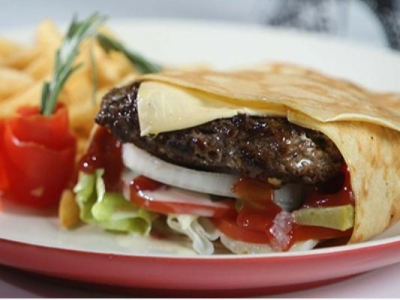 Beef Burger Crepe