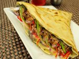 Mix meat crepe