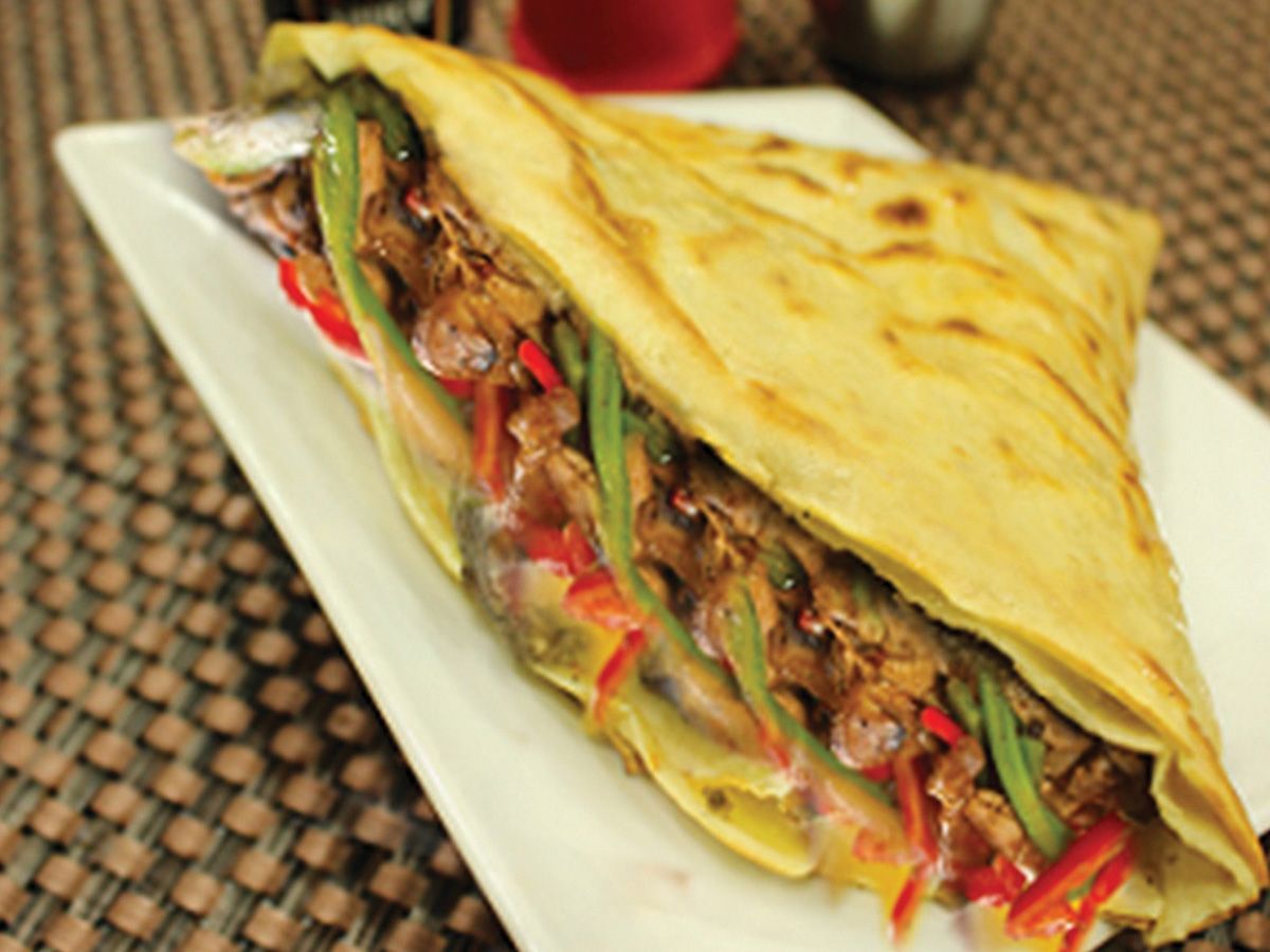 Chicken Shawerma Crepe