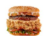 Crispy Double Burger Sandwich