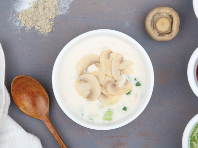 Cream of Chicken and mushroom Soup