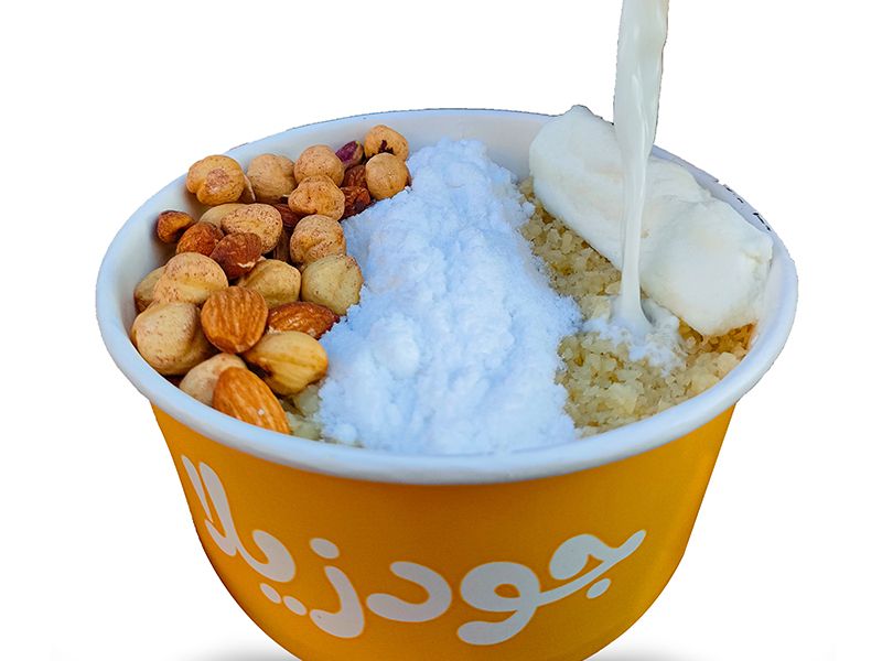 Nuts And Qeshta Couscous