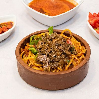 سباغيتي بالكبدة