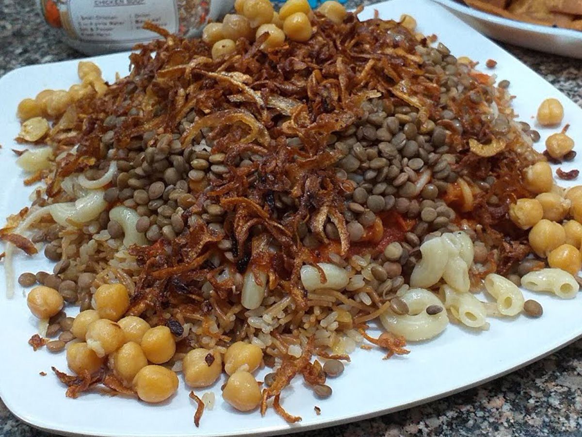 quattro tusha koshary dish